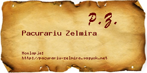 Pacurariu Zelmira névjegykártya